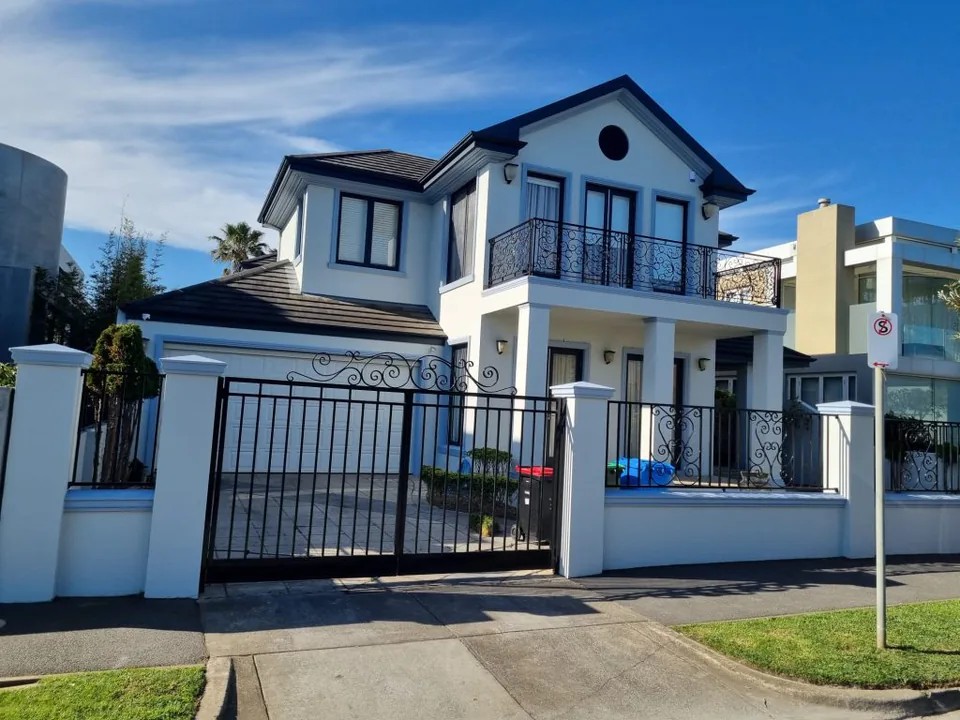 Freshly painted two-storey Melbourne home